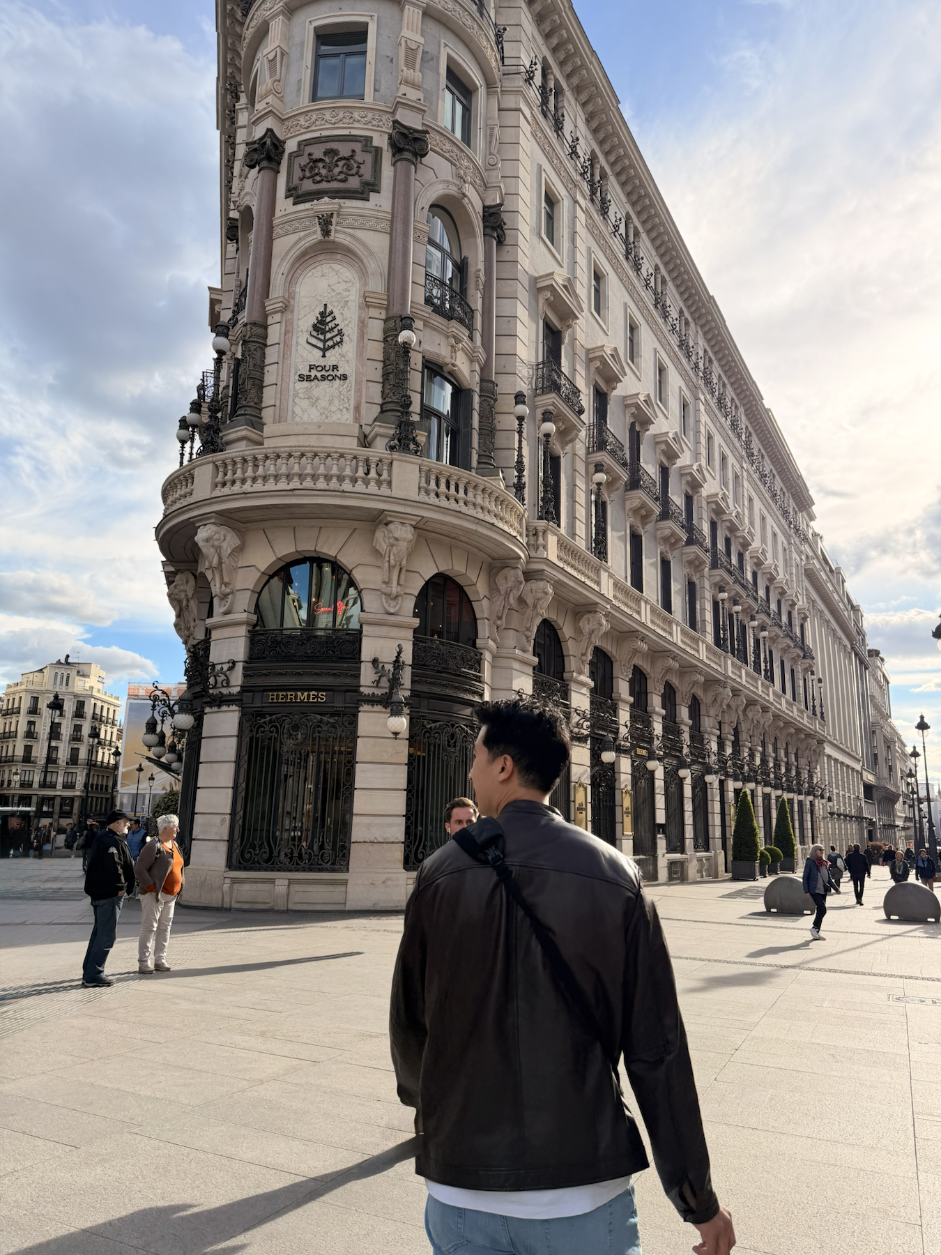 Historic Edificio Grassy building on Gran Via in Madrid