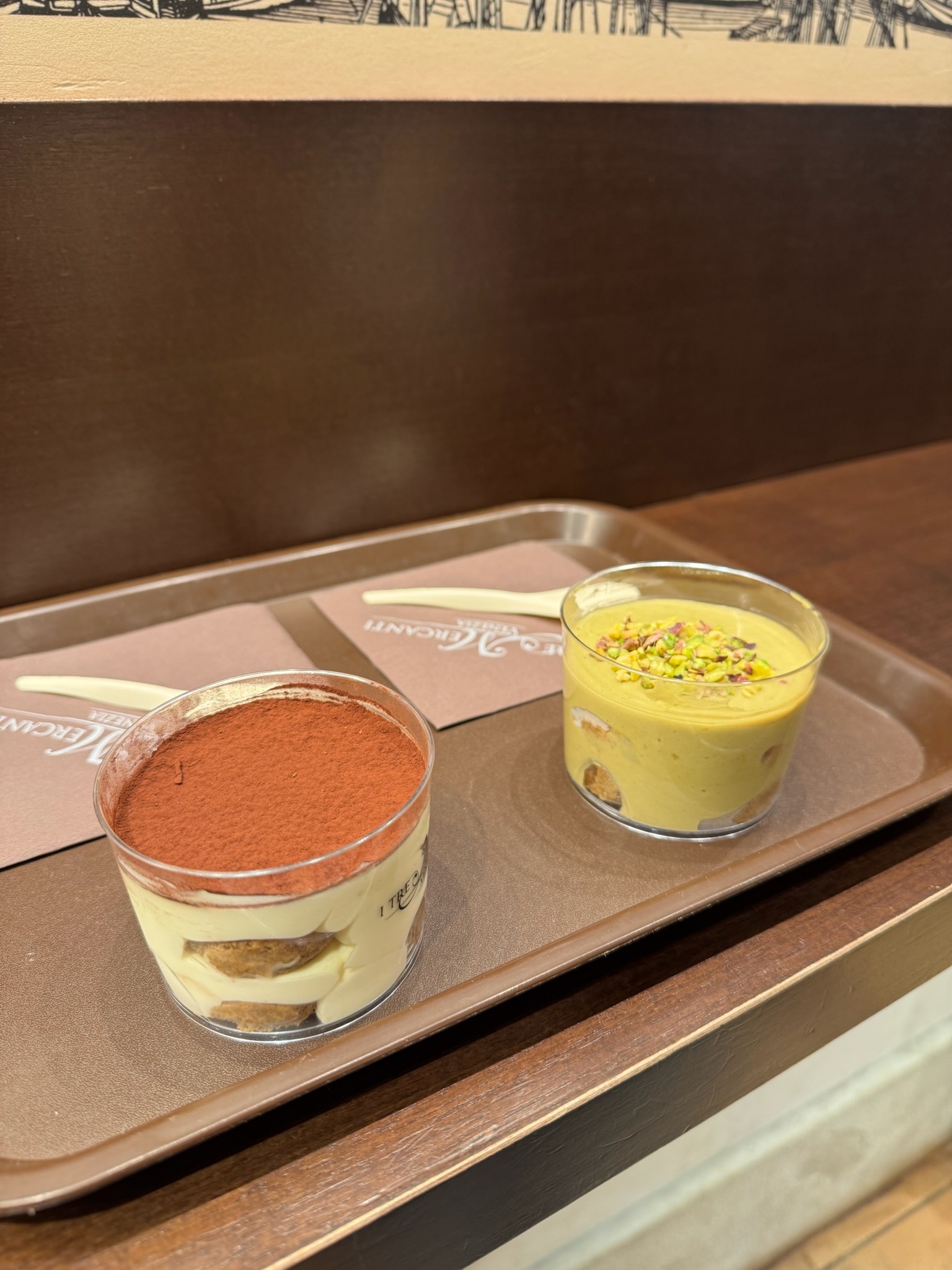 Tiramisu from I Tre Mercanti in Venice