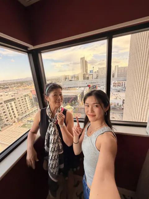 view of fremont street 🤯
