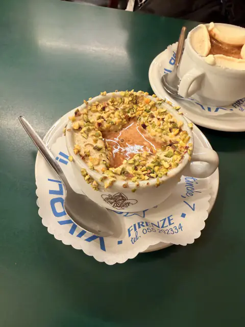 pistachio affogato🍦