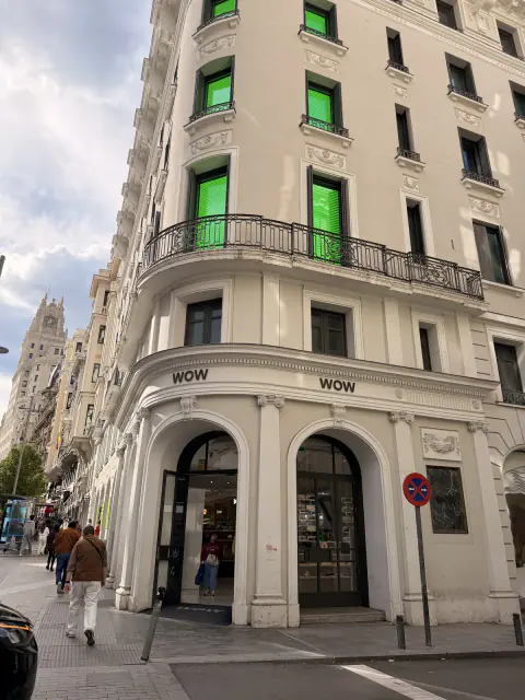 front of the Gran Via location